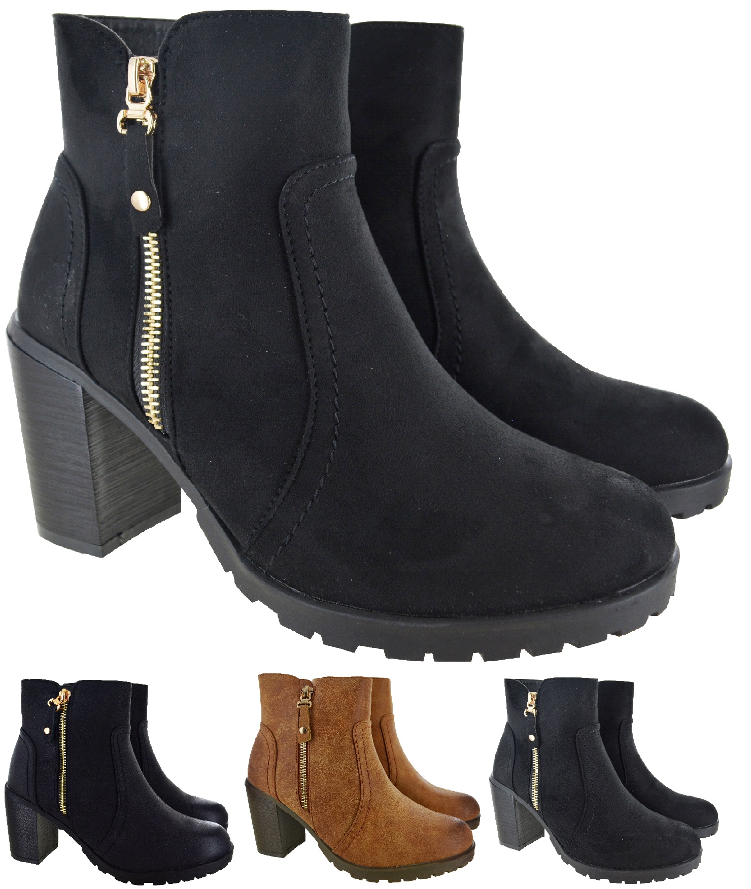 Details zu WOMENS LADIES BLOCK CHUNKY MID HIGH HEEL ANKLE ZIP CHELSEA SHOES BOOTS SIZE 3 8 Details zu WOMENS LADIES BLOCK CHUNKY MID HIGH HEEL ANKLE ZIP CHELSEA SHOES BOOTS SIZE 3 8